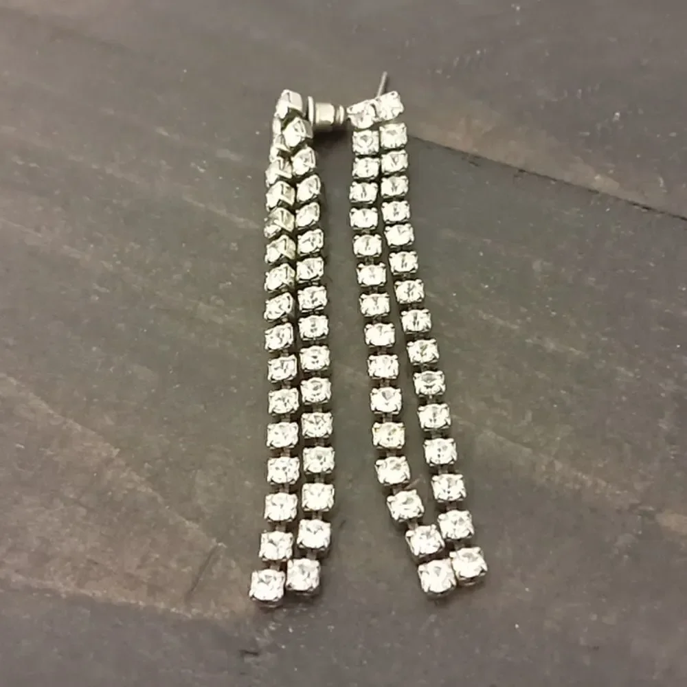 N/A rhinestone earrings